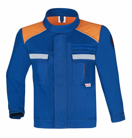 Jugendfeuerwehr-Blouson aus Baumwollmischgewebe mit segmentierter Bestreifung