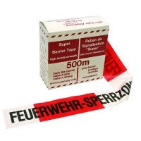 Kelmaplast Absperrband, Feuerwehr-Sperrzone