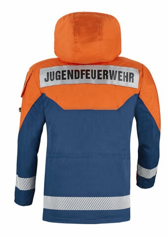 Jugendfeuerwehr-Parka incl. Fleecefutterweste per Reißverschluss zum Einzippen und separat tragbar