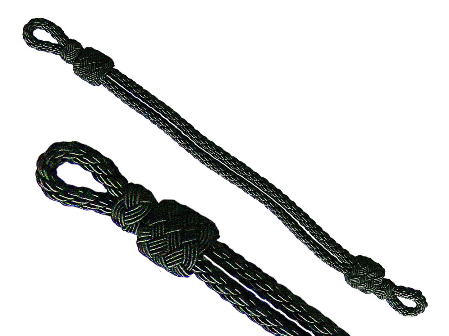 Einfarbige Mützenkordel dunkelblau