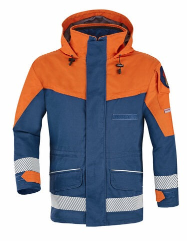 Jugendfeuerwehr-Parka incl. Fleecefutterweste per Reißverschluss zum Einzippen und separat tragbar