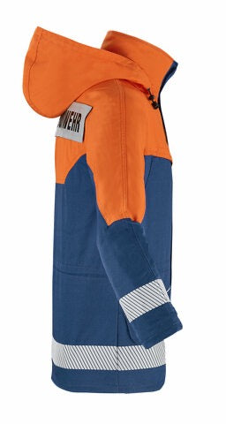 Jugendfeuerwehr-Parka incl. Fleecefutterweste per Reißverschluss zum Einzippen und separat tragbar